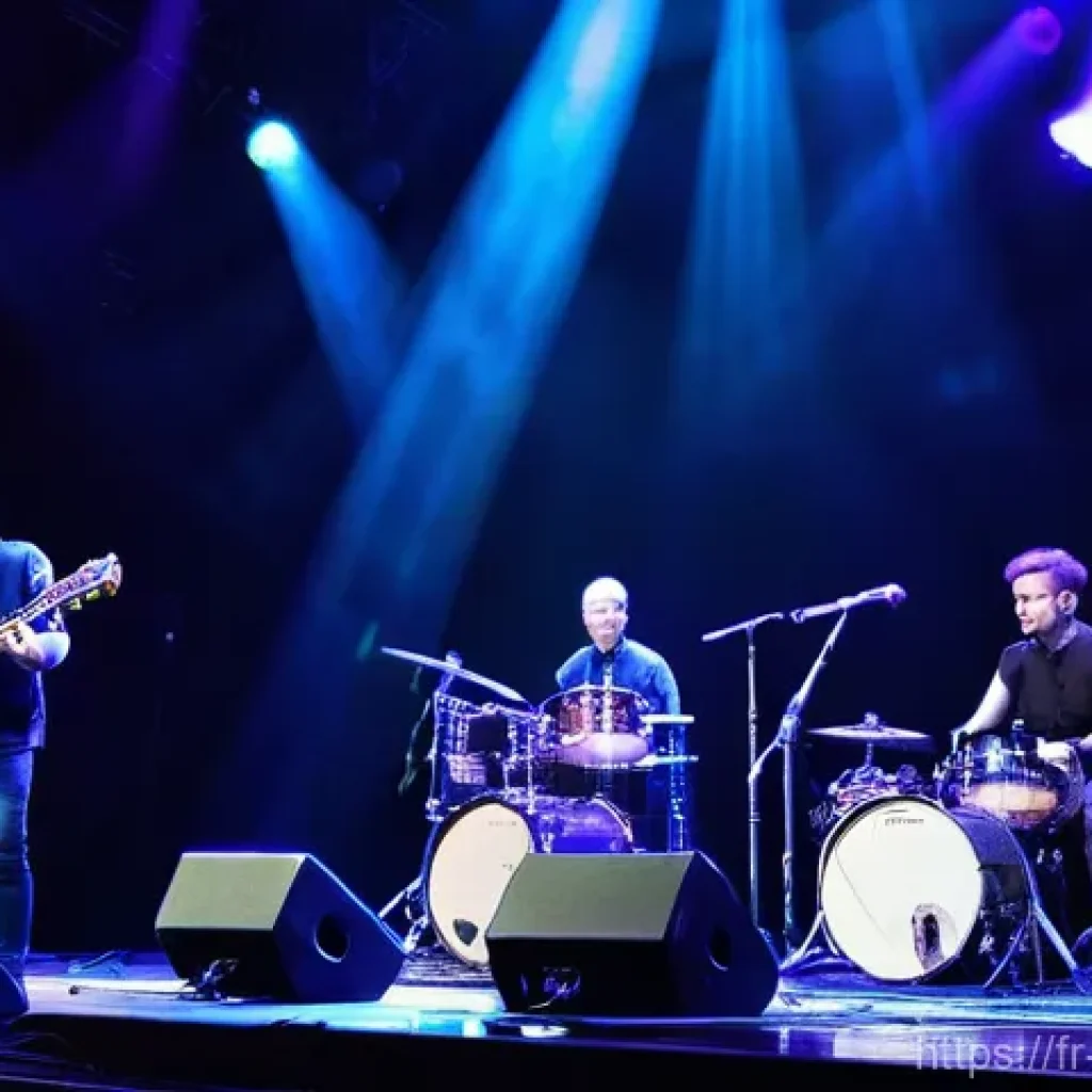 Kodaline 멤버와 아시아 활동 현황 - **Prompt 1: Kodaline's Energetic Live Performance in Asia**
A vibrant, high-energy image of Koda...