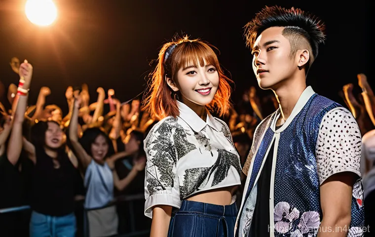 Vickeblanka와 일본 팝의 신예 - **Emerging J-Pop Artist in a Narrative Music Video:**
    "A young, female J-Pop artist, exuding a f...